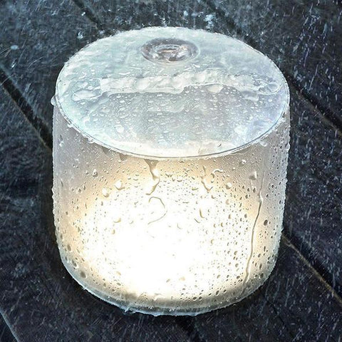 Inflatable Portable Solar Light Lamp For Camping