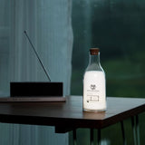 Lamp Milk Bottle DIY Message