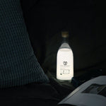 Lamp Milk Bottle DIY Message