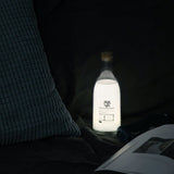 Lamp Milk Bottle DIY Message