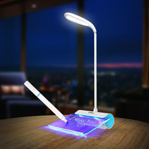 Message Board Touch Switch Desk Lamp | free shipping worldwide. It is so romantic that you can leave the love message to your lover on the message board. Adjustable Brightness:The LED brightness is adjustable by touch and retains the last brightness setting-even after you turn it off. Therefore, it is easy for every