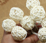 10 LED Color Rattan Ball String Fairy Lights