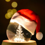 Rotating Crystal Ball 3D LED Night Light Table Lamp