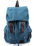 Canvas Backpack | Palmahos™ https://palmahos.com/products/canvas-backpack Canvas Backpack with Vegan Leather Trims 100% stone washed cotton canvas construction. Exterior pockets. Measures: 18" TALL, 12 " WIDE and 6.5" DEEP. Machine Washable. Magnetic Closure. Colors: Coffee,Black,Green,Beige,Blue. New Design: Belt Can Left and right exchange to use. Capacity: 20-35 Litre. Size: Long 30cmx42c...
