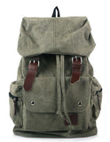 Canvas Backpack | Palmahos™ https://palmahos.com/products/canvas-backpack Canvas Backpack with Vegan Leather Trims 100% stone washed cotton canvas construction. Exterior pockets. Measures: 18" TALL, 12 " WIDE and 6.5" DEEP. Machine Washable. Magnetic Closure. Colors: Coffee,Black,Green,Beige,Blue. New Design: Belt Can Left and right exchange to use. Capacity: 20-35 Litre. Size: Long 30cmx42c...
