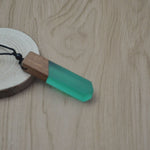 Fashionable Wood Resin Necklace