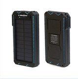 Waterproof 15000mAh Portable Solar Power Bank