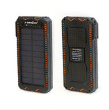 Waterproof 15000mAh Portable Solar Power Bank