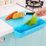 2 in 1 Counter Edge Cutting Board with Scrap Bin