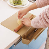 2 in 1 Counter Edge Cutting Board with Scrap Bin