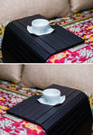 Handmade Wooden Oak Sofa Tray Table