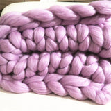 Thick Natural Wool Chunky Felt Wool Roving Yarn