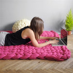Thick Natural Wool Chunky Felt Wool Roving Yarn