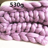 Thick Natural Wool Chunky Felt Wool Roving Yarn