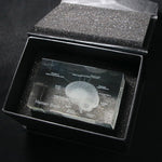 Human Brain Diagram Crystal Cube