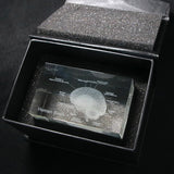 Human Brain Diagram Crystal Cube