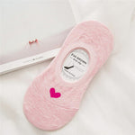 Heart Ankle Invisible Socks