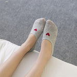 Heart Ankle Invisible Socks
